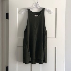 Lou & Grey Olive Green Sweater Tank
